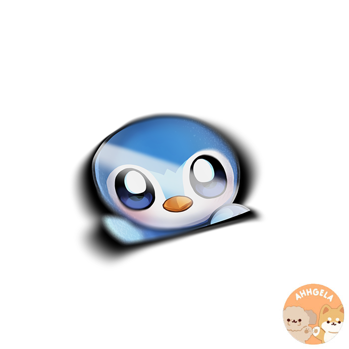 Pip Peeking Sticker