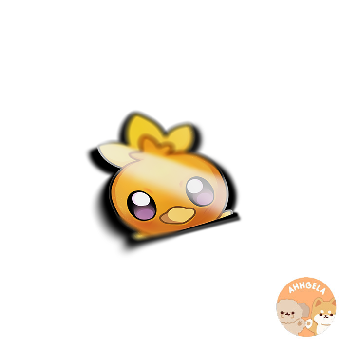 Torch Peeking Sticker