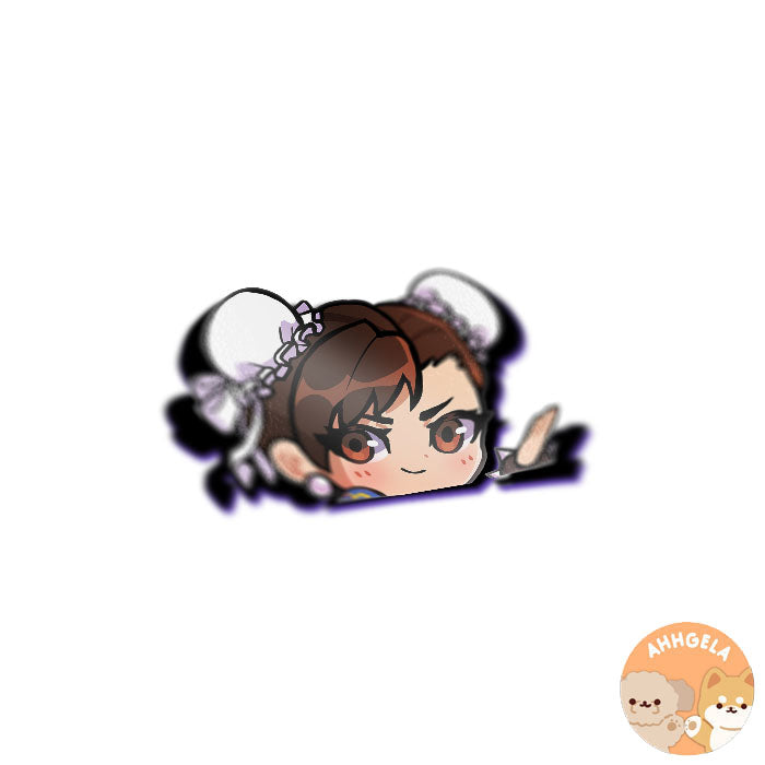 Fighting Game Peeking Stickers