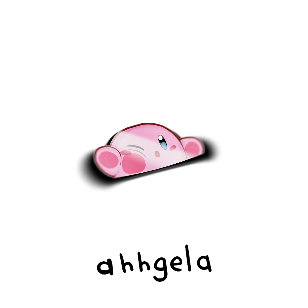 kirby car sticker decal