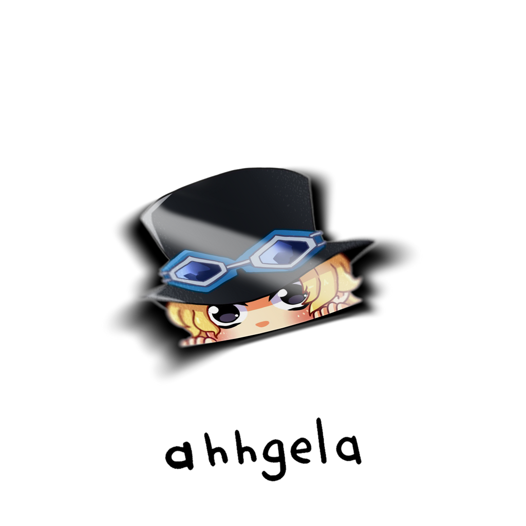 sabo anime sticker car decal