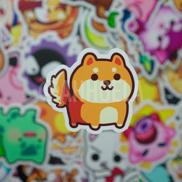 Chubby Shiba Mini Sticker