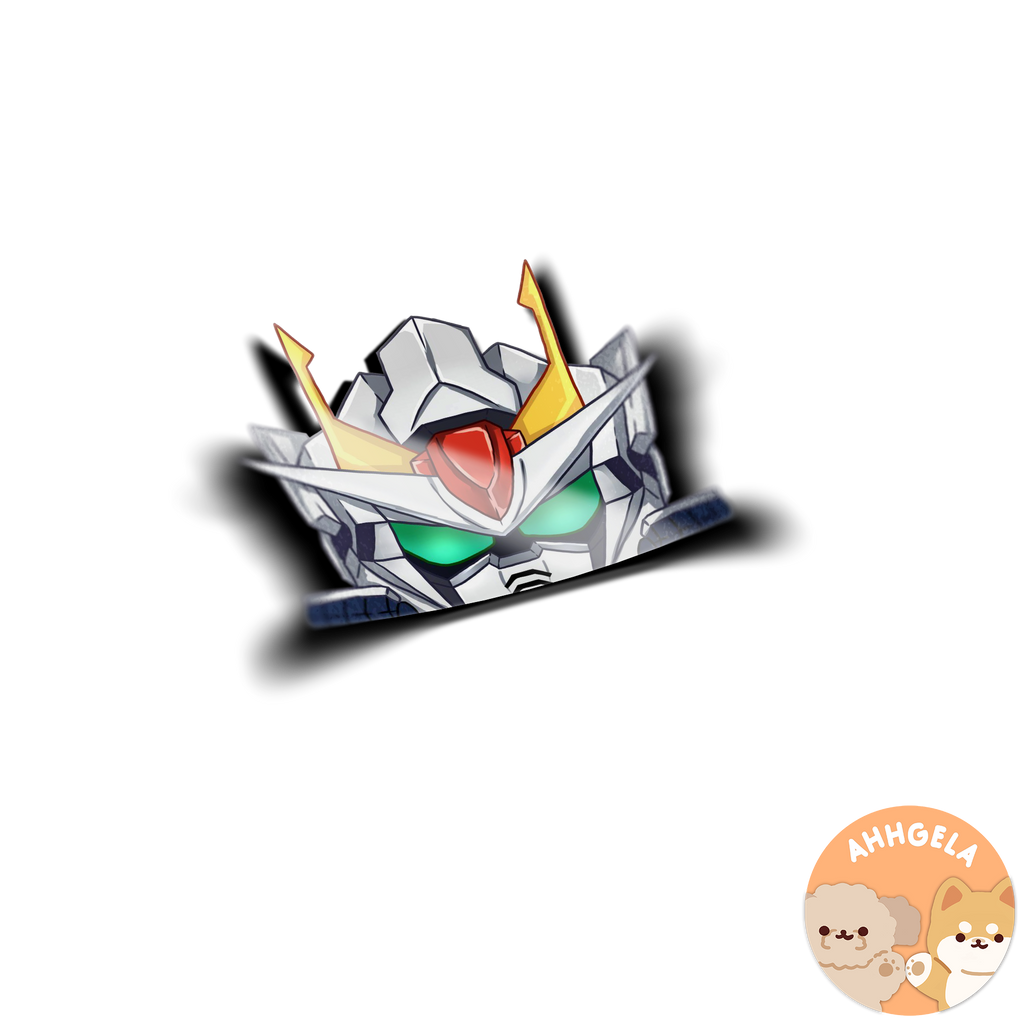 00 Peeking Anime Sticker