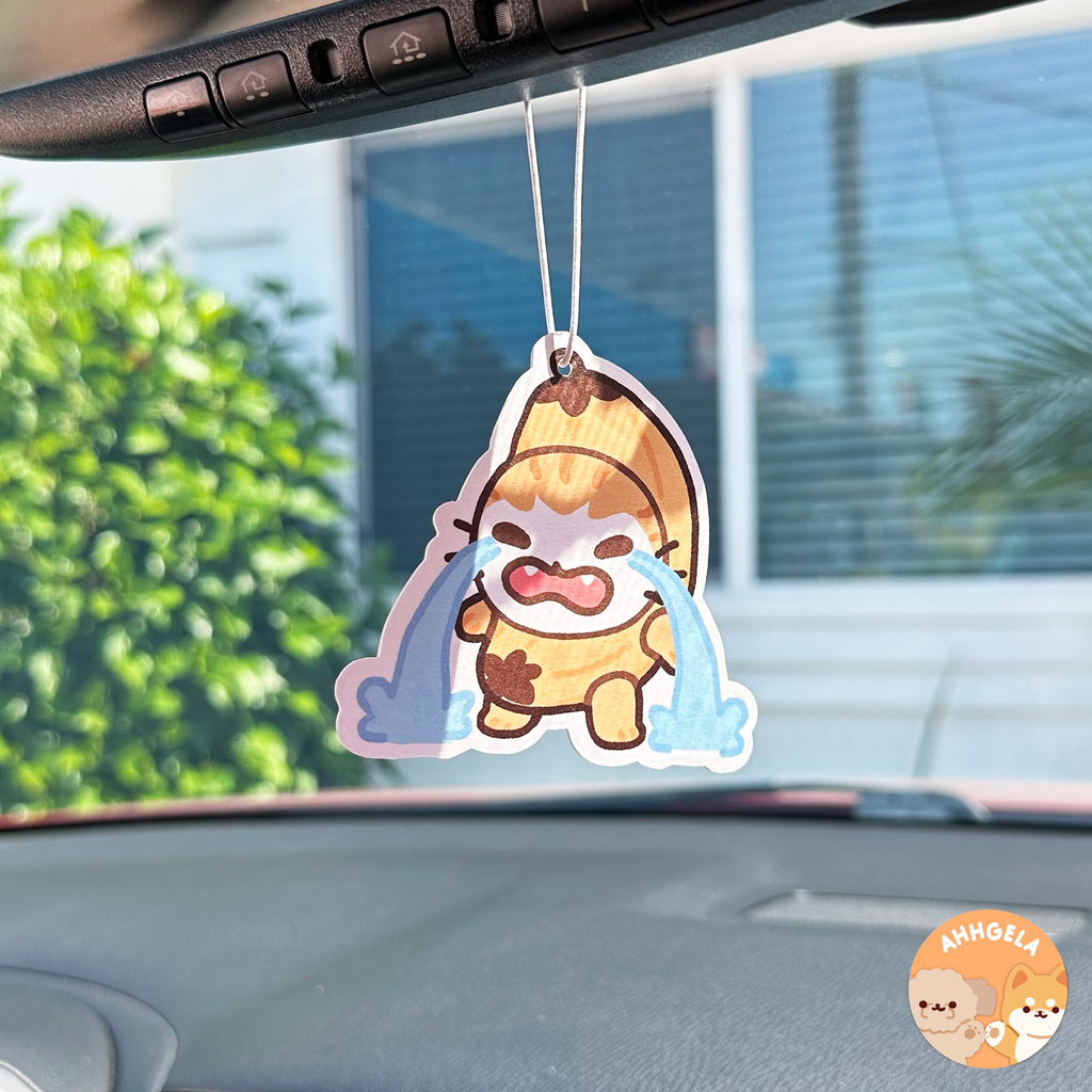 Crying Banana Cat Air Freshener