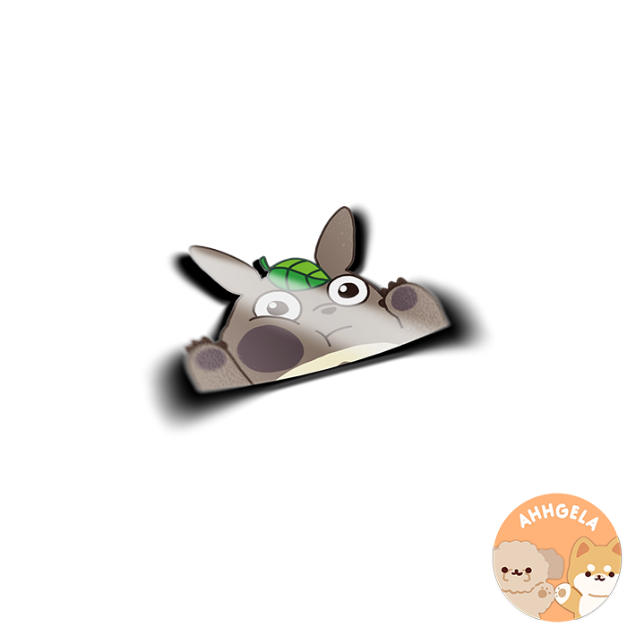 Ghibli Friends Peeking Anime Stickers