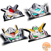 Gundam Peeking Anime Stickers