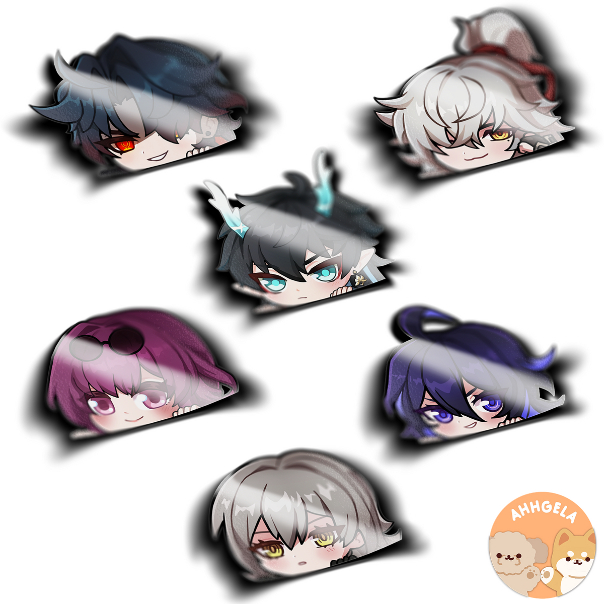 Honkai Star Rail Peeking Stickers – ahhgela