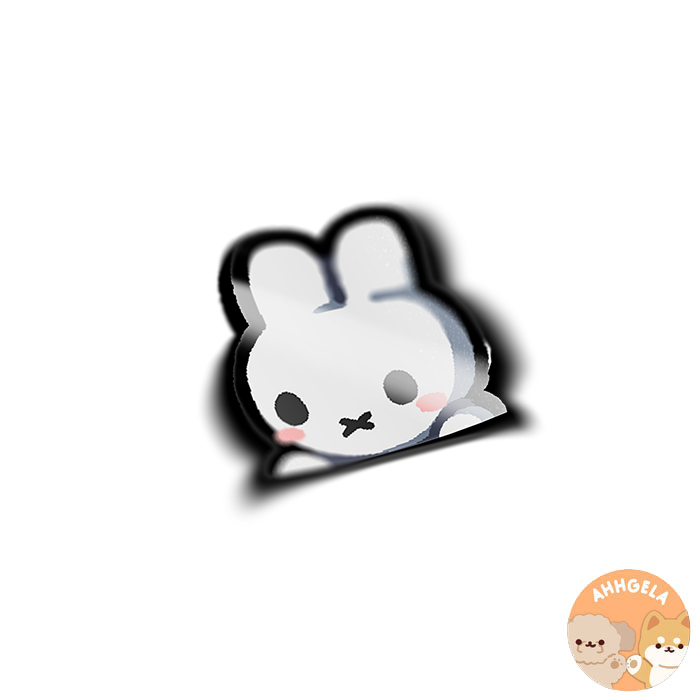 Miffy Head Vinyl Decal Sticker 70mm x 100mm 24 Colours Available