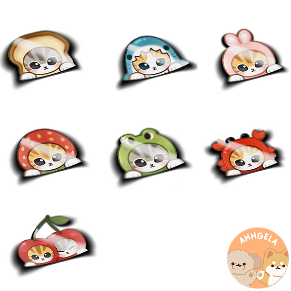 Mofusan Peeking Sticker