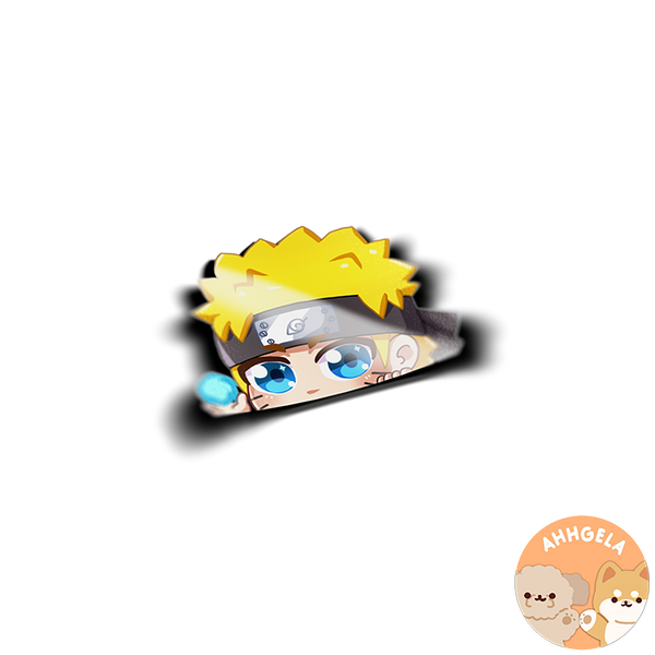 Ninja Friends Peeking Anime Stickers