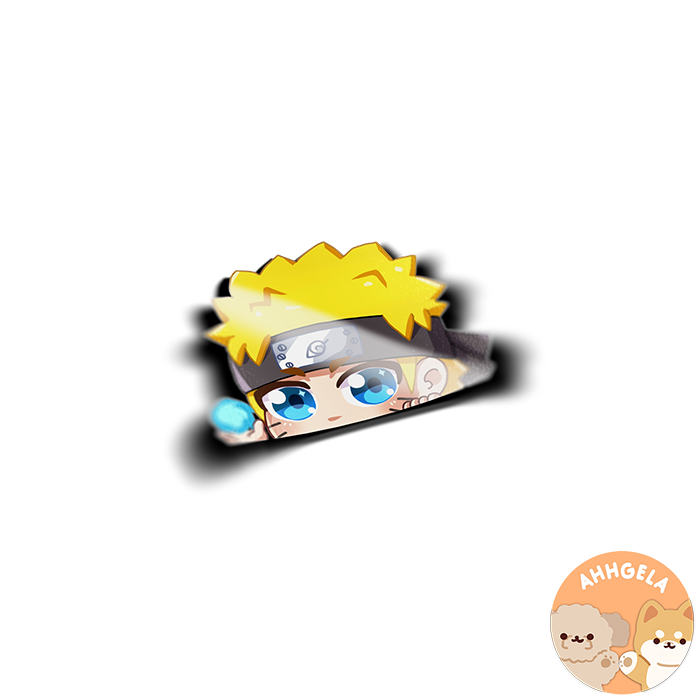 Ninja Friends Peeking Anime Stickers