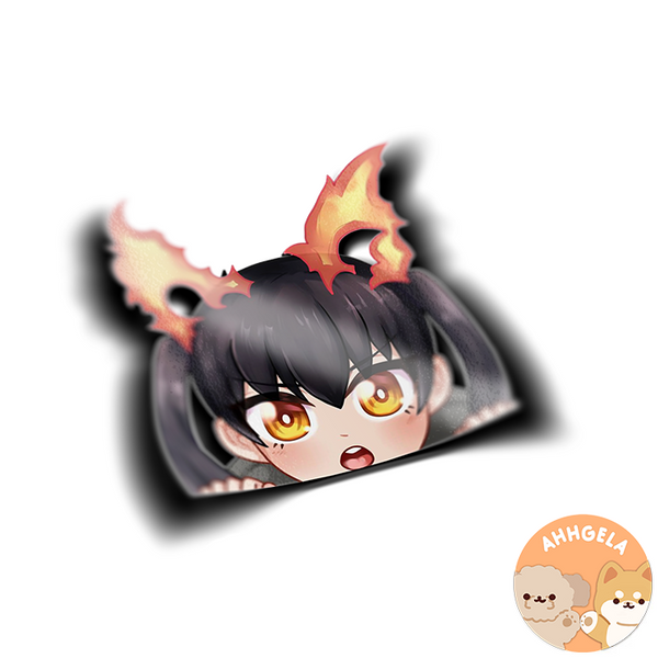 Tamaki Peeking Anime Sticker