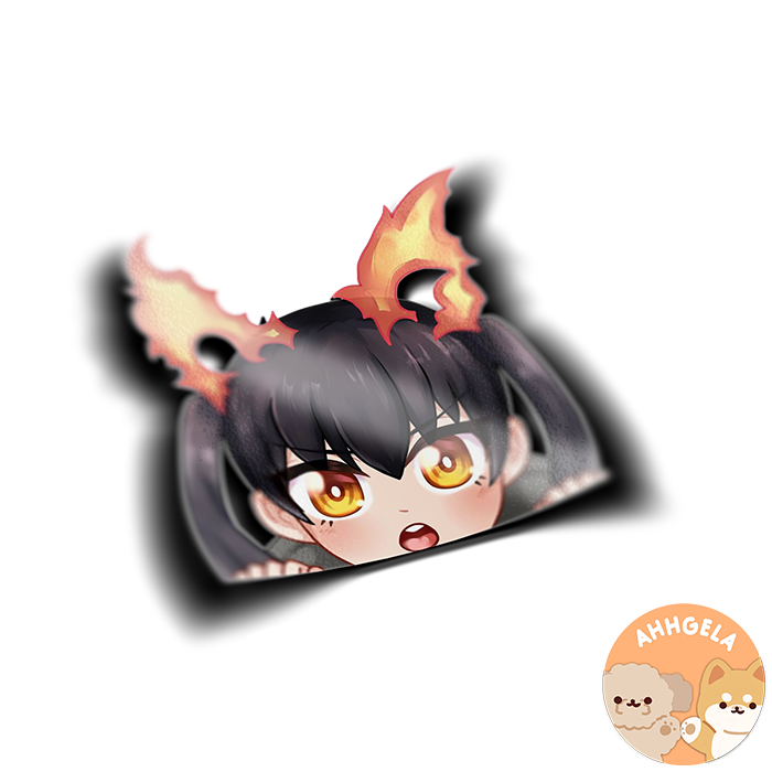 Tamaki Peeking Anime Sticker