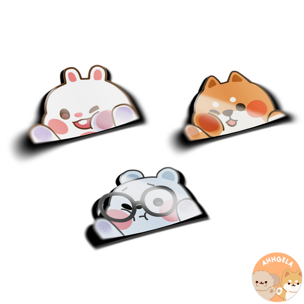 Ton Ton Smush Peeking Stickers