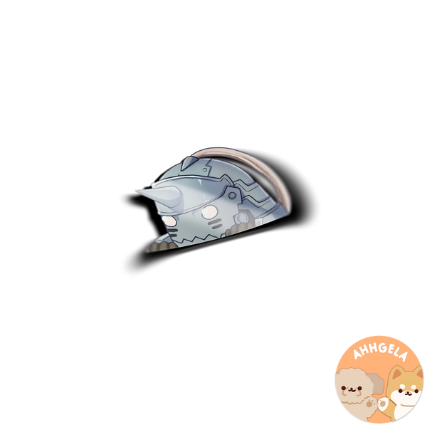 Al Peeking Anime Sticker