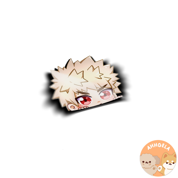 Baku-Kun Peeking Anime Sticker
