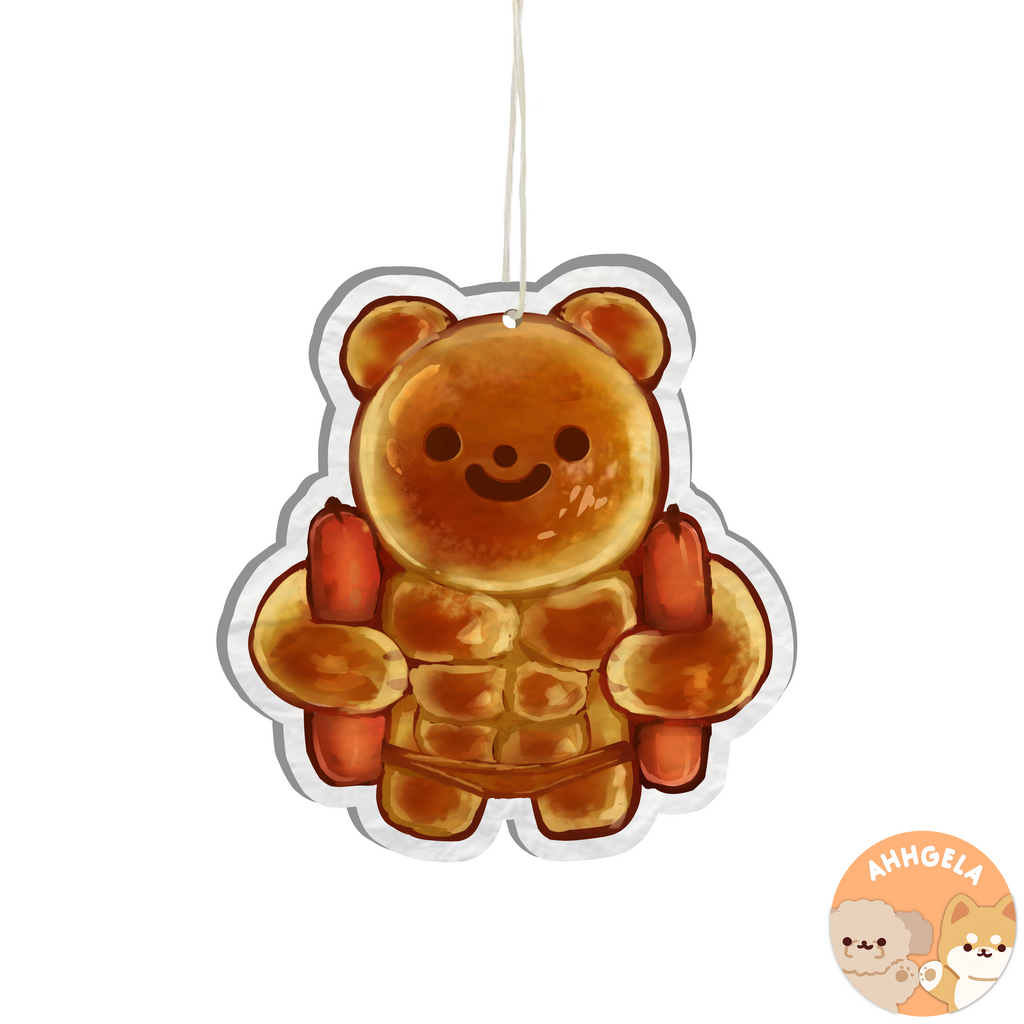 Sausage Bear Bun Air Freshener
