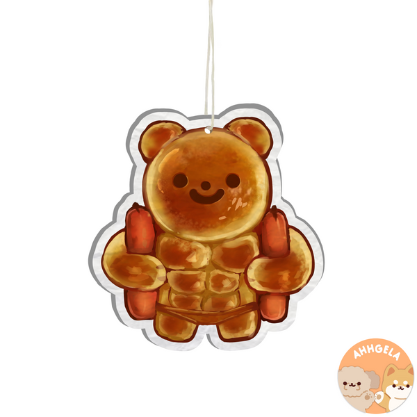 Sausage Bear Bun Air Freshener