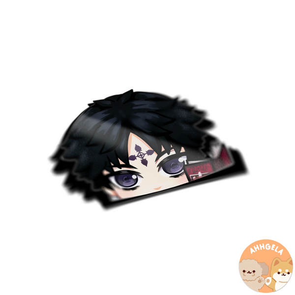Lucifer Peeking Anime Sticker