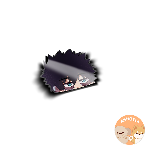 Dab-kun Peeking Anime Sticker