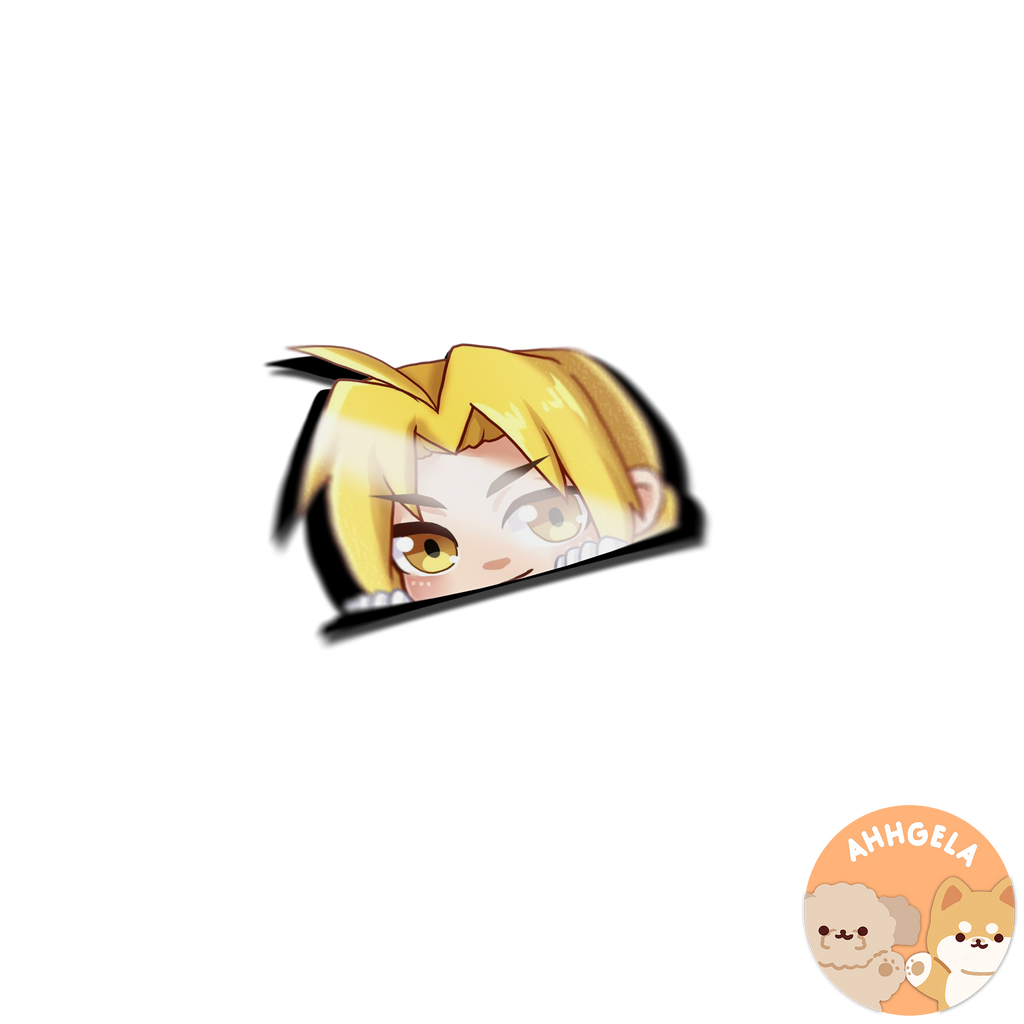 Ed Peeking Anime Sticker