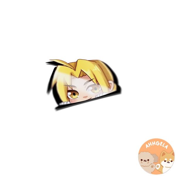 Ed Peeking Anime Sticker