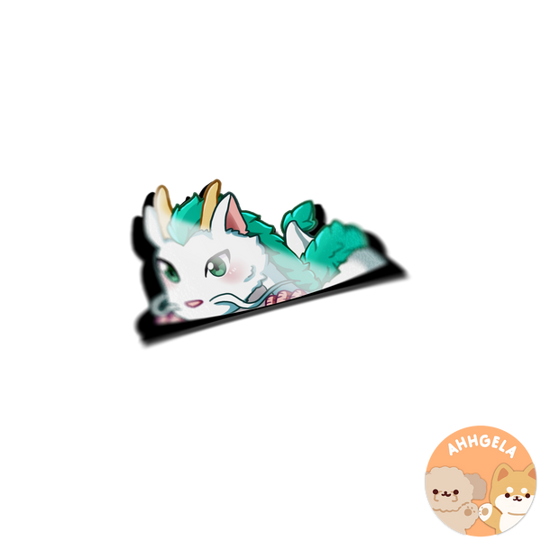 Haku Peeking Anime Sticker