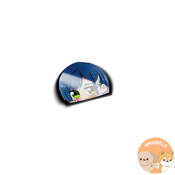 Ichigo Peeking Anime Sticker