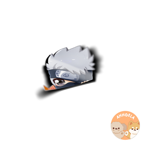 Ninja Peeking Anime Sticker - 4