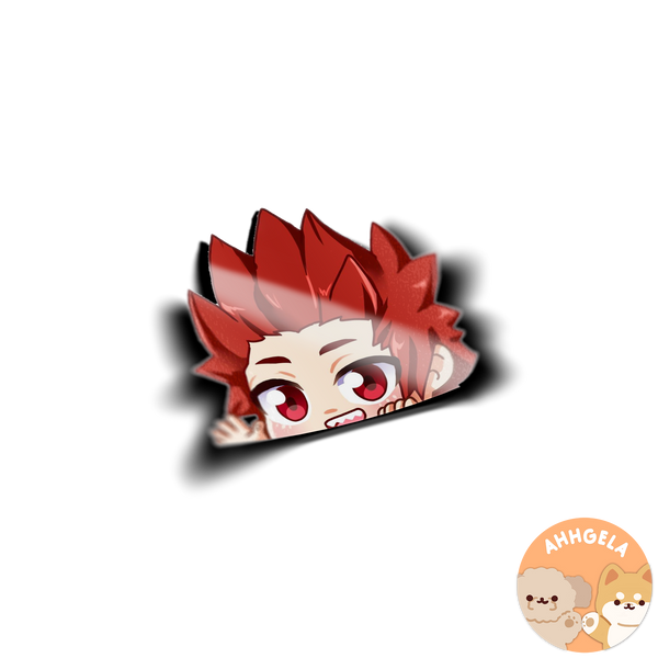 Kiri-kun Peeking Anime Sticker