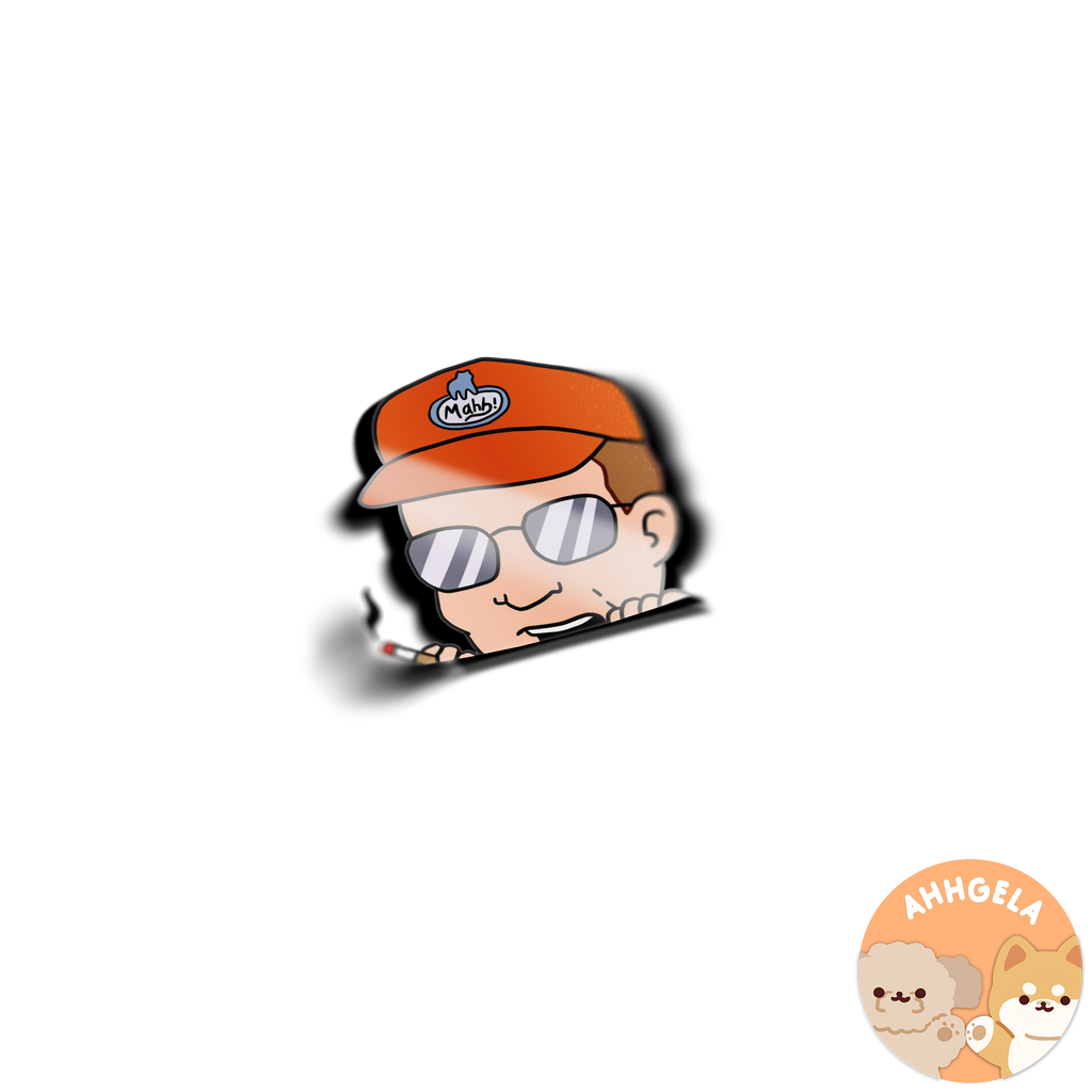 Dale Peeking Sticker