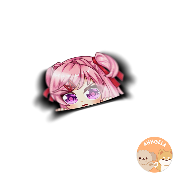 Natsuki Peeking Sticker