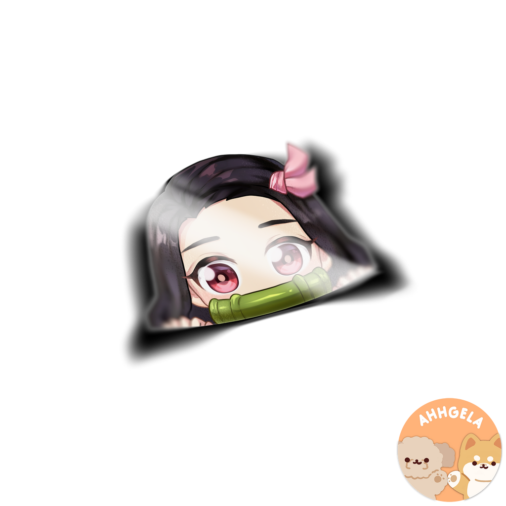 Nezu-chan Peeking Anime Sticker