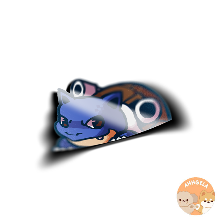 PKMN Peeking sticker series