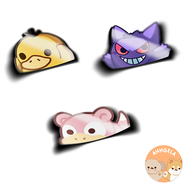 PKMN Peeking sticker series