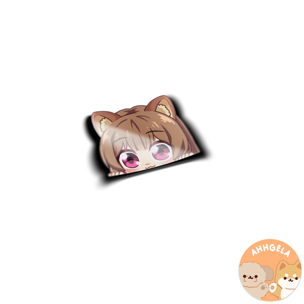 Raphtalia Peeking Anime Sticker