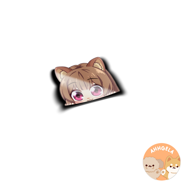 Raphtalia Peeking Anime Sticker