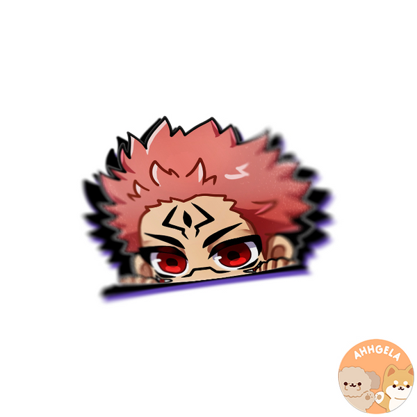 Sukuna Peeking Anime Sticker