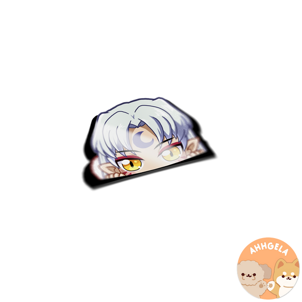 Full-Blood Demon Peeking Anime Sticker