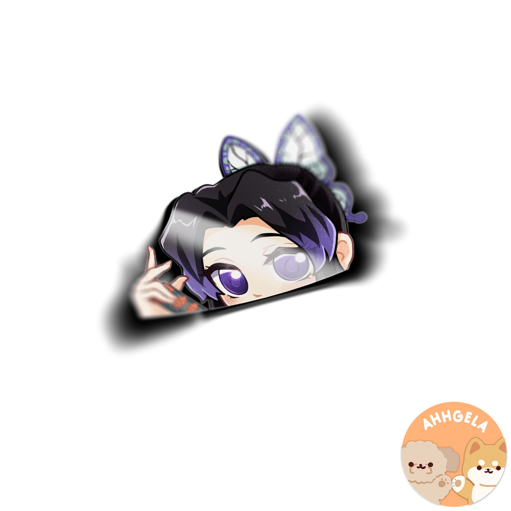 Shin-chan Peeking Anime Sticker