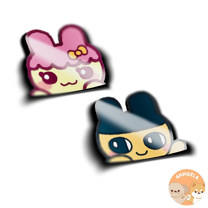Tamagotchi Peeking Stickers – ahhgela
