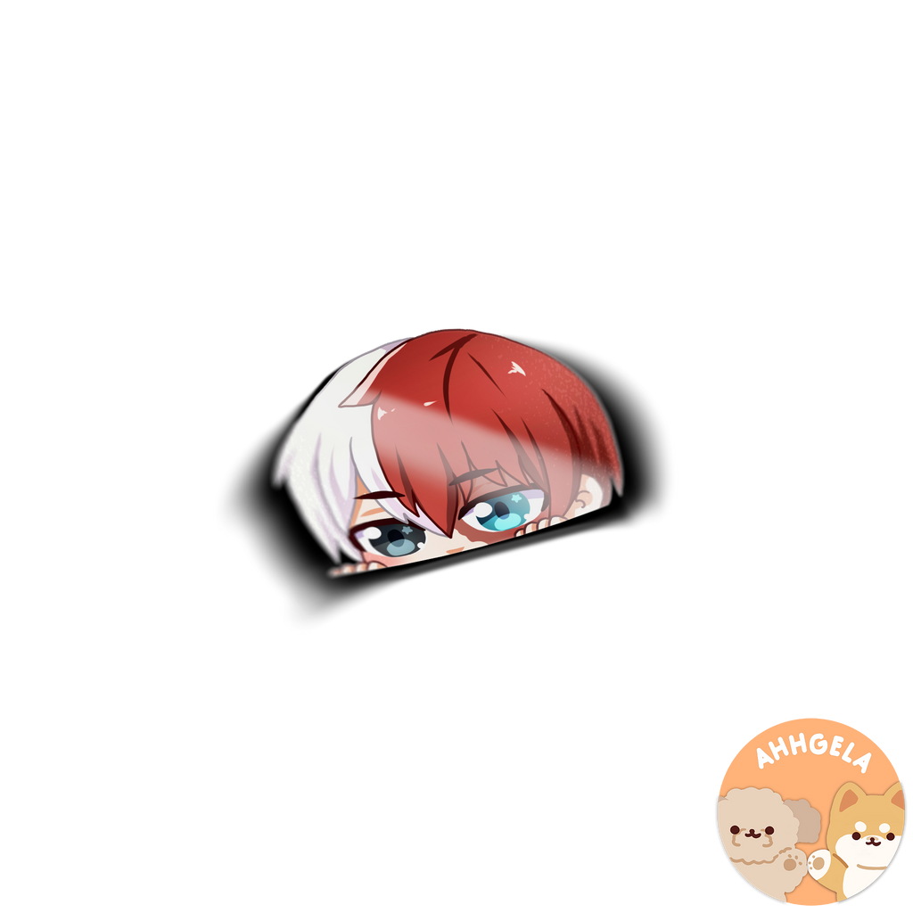 Todo-kun Peeking Anime Sticker
