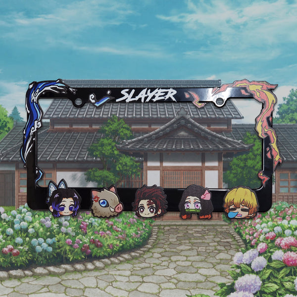 Smiski License Plate Frame