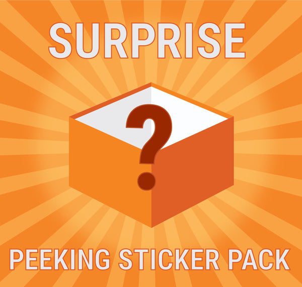 Surprise Peeking Sticker Pack