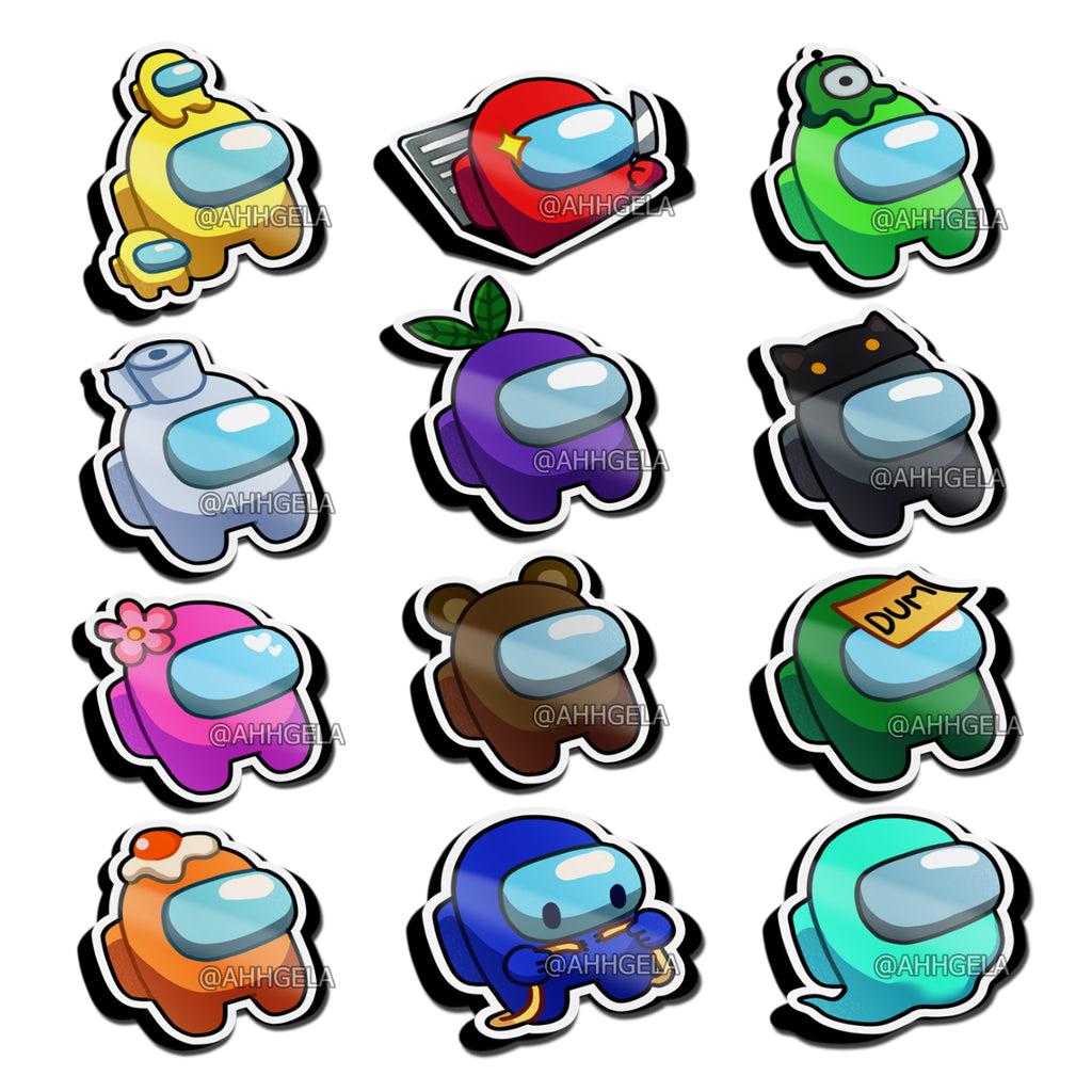 Among Us Mini Sticker – ahhgela - Main Image