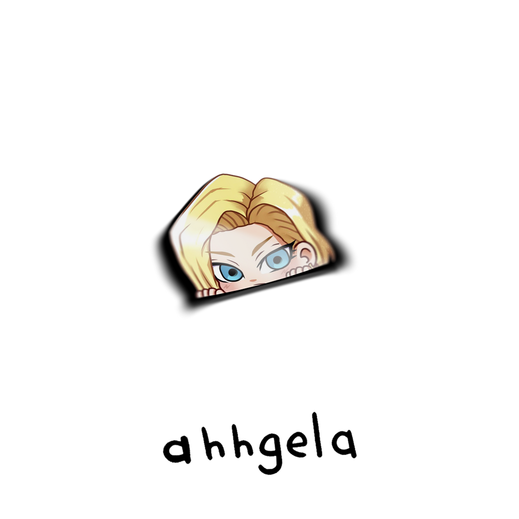 android 18 car sticker