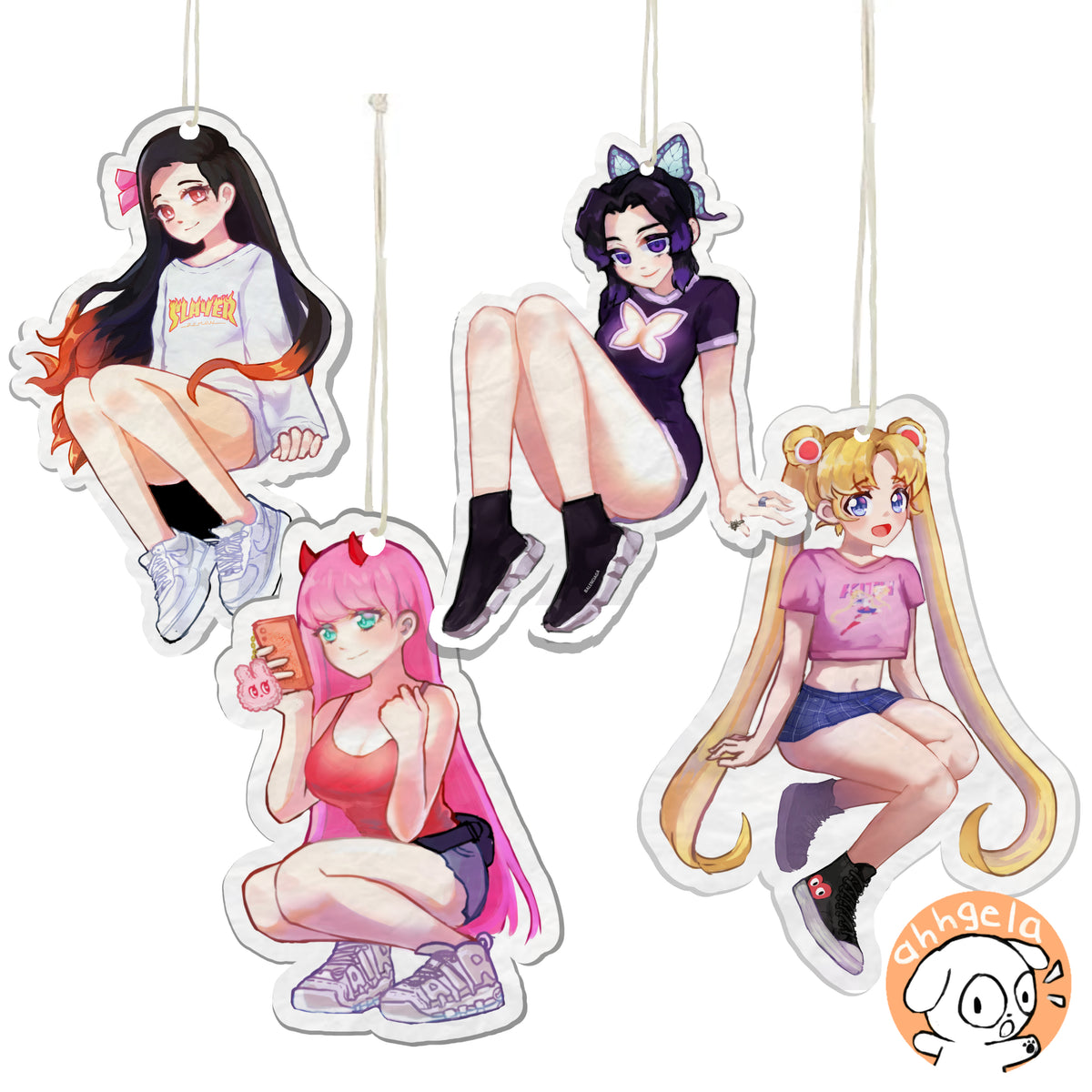 Anime Air Fresheners Anime Car Air Freshener Ahhgela ahhgela