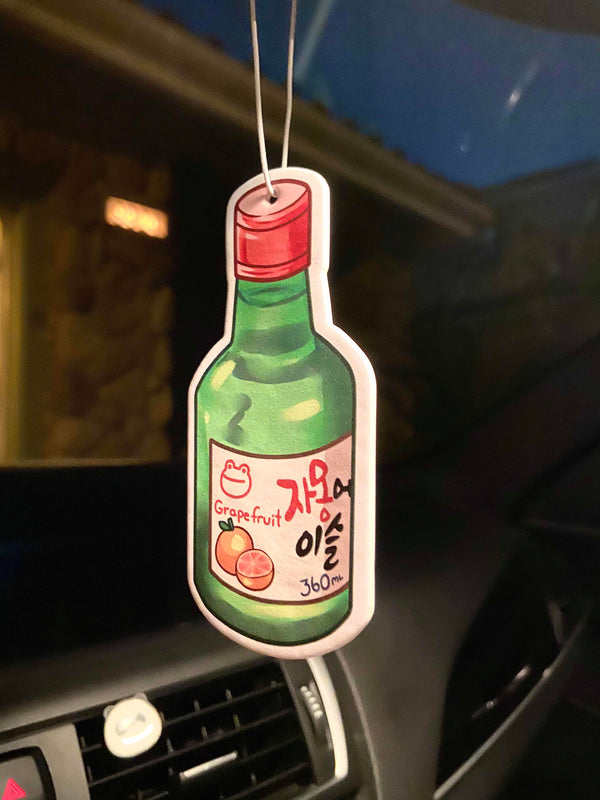 soju air freshener car custom