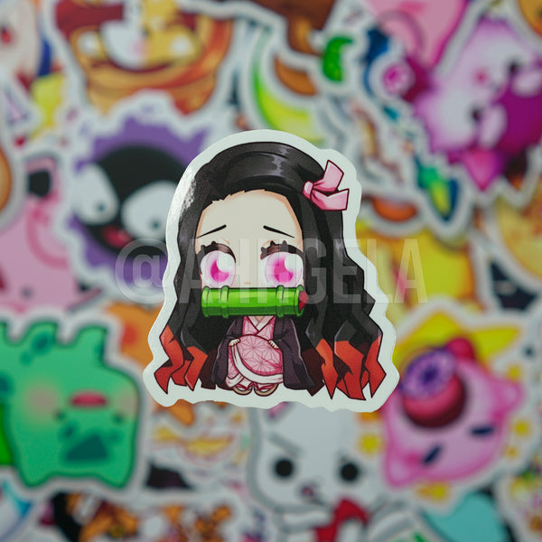 Demon Girl Mini Sticker