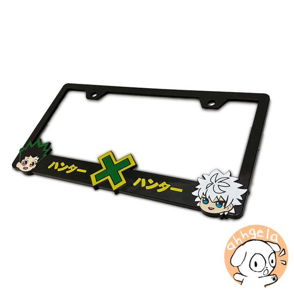 finally got my license plate frame! very happy. And it came with a sticker.  : r/BokuNoHeroAcademia